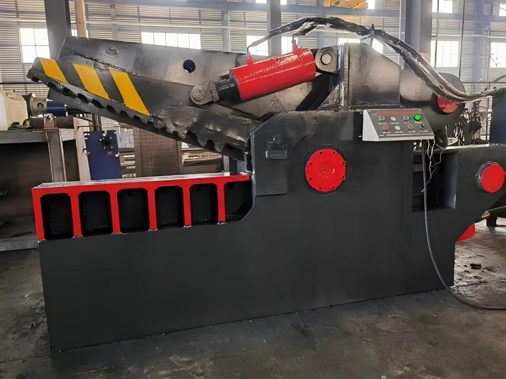 Scrap Metal Processing with Alligator Shear