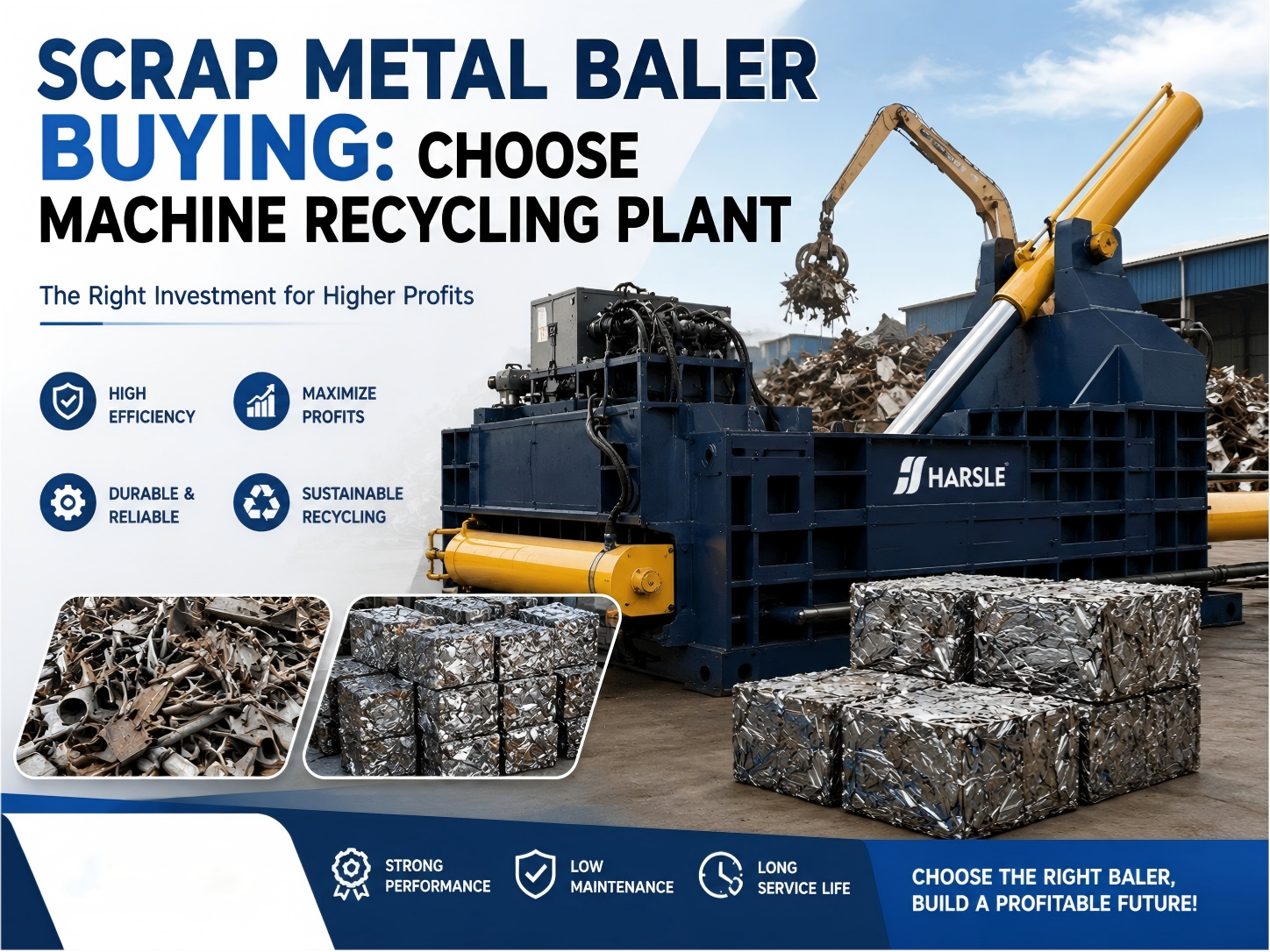 scrap metal baler buying guide how to choose the right machine for your recycling plant