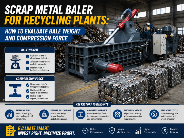 Scrap Metal Baler for Recycling Plants: How to Evaluate Bale Weight and ...
