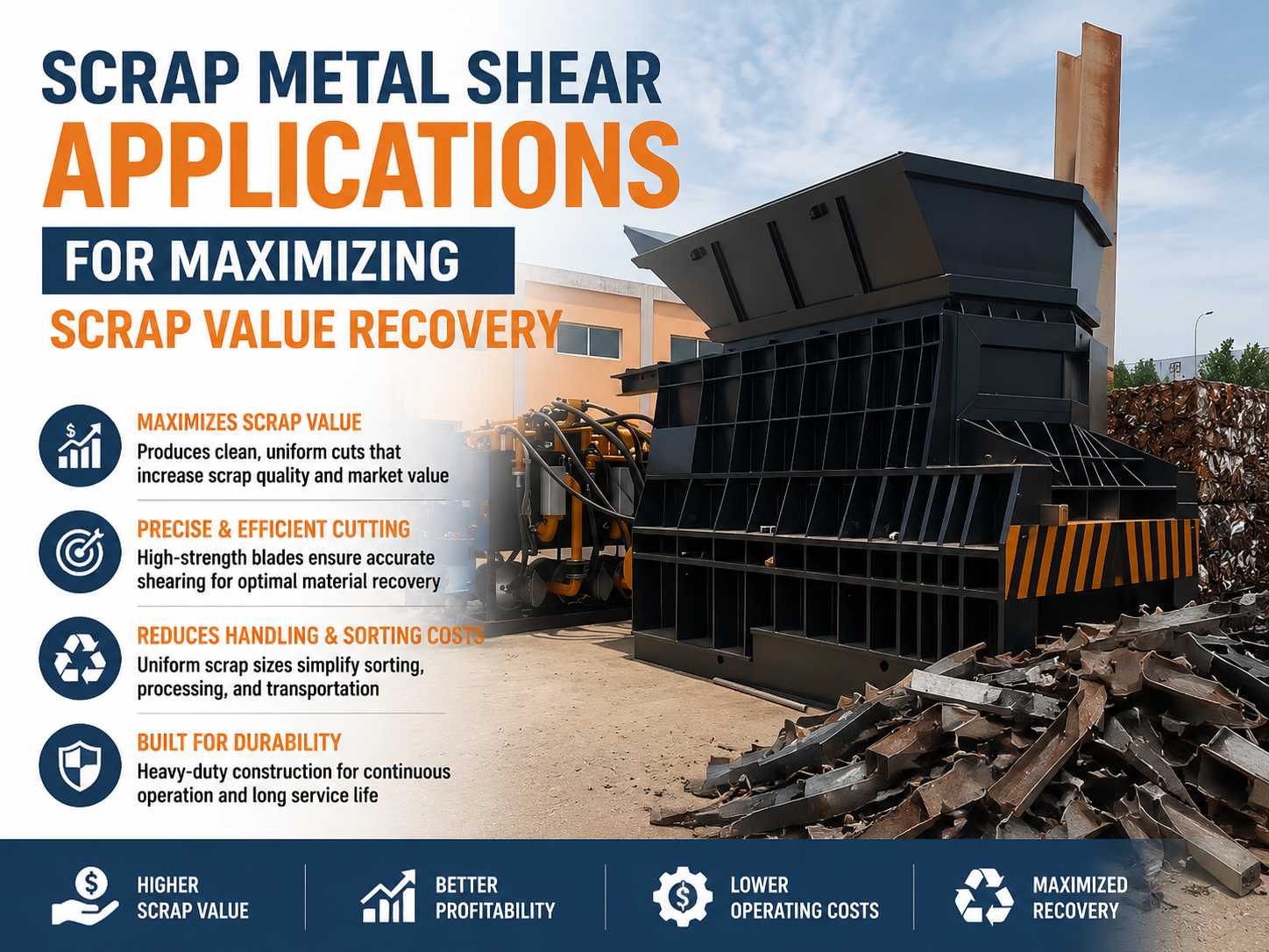scrap metal shear applications for maximizing scrap value recovery a comprehensive guide