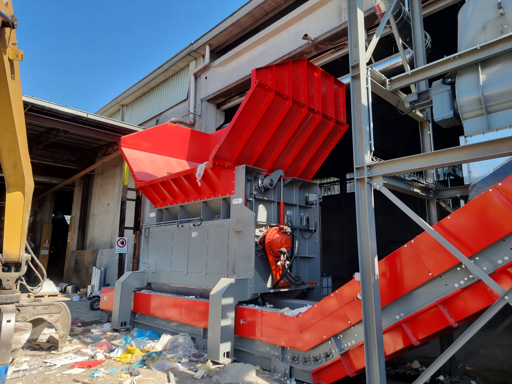 HARSLE Single-Shaft Shredder Internal Components