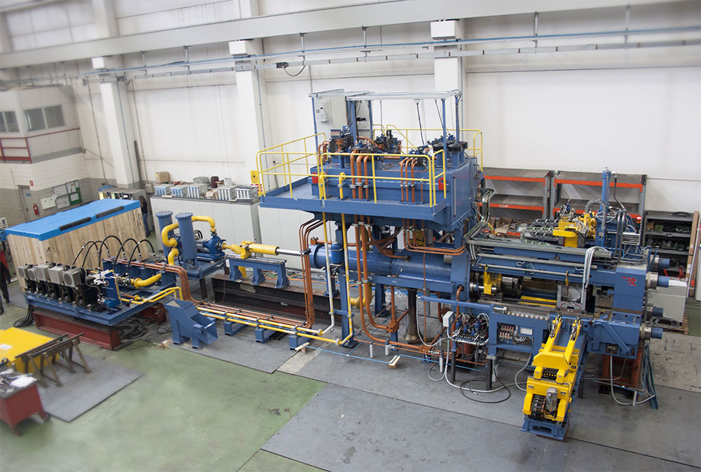 Tube Extrusion Press Configuration