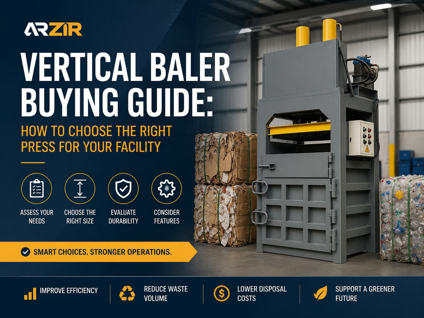 vertical baler buying guide how to choose the right press for your facility