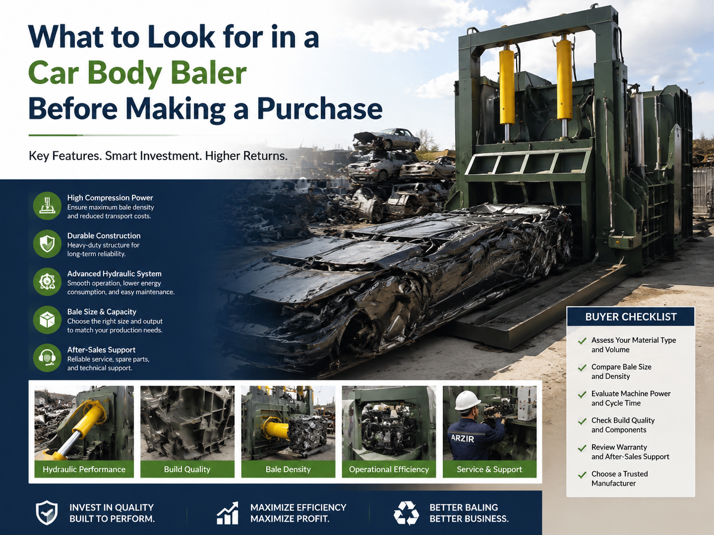 what to look for in a car body baler before making a purchase a comprehensive guide