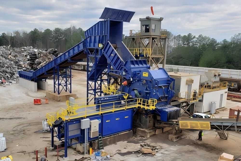 Industrial Hammer Shredder for High-Volume Scrap Processing