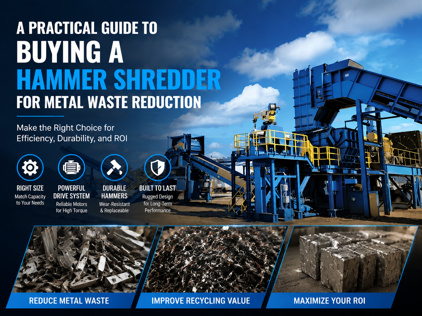 a practical guide to buying a hammer shredder for metal waste reduction 1