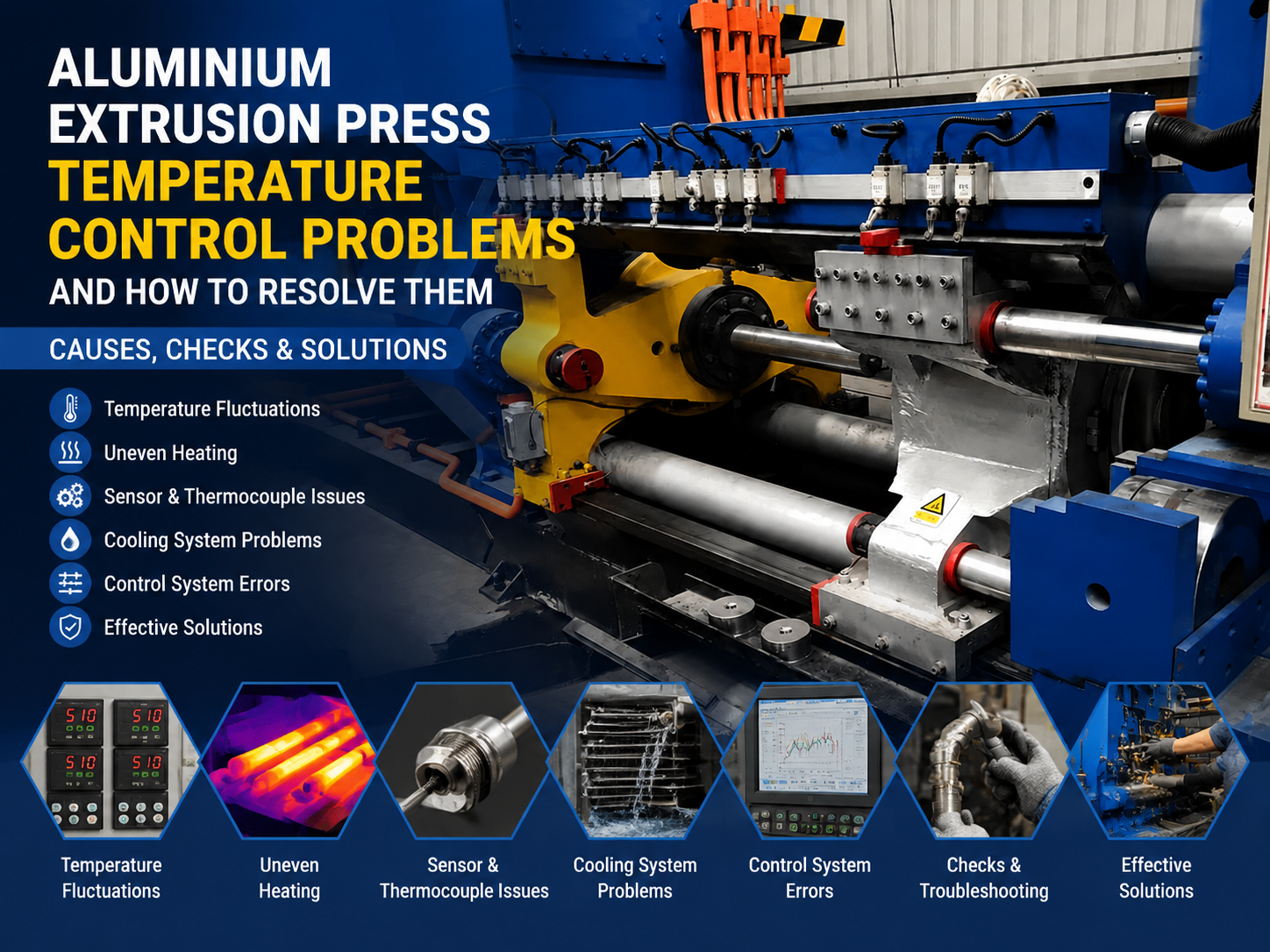 aluminium extrusion press temperature control problems and how to resolve them 1