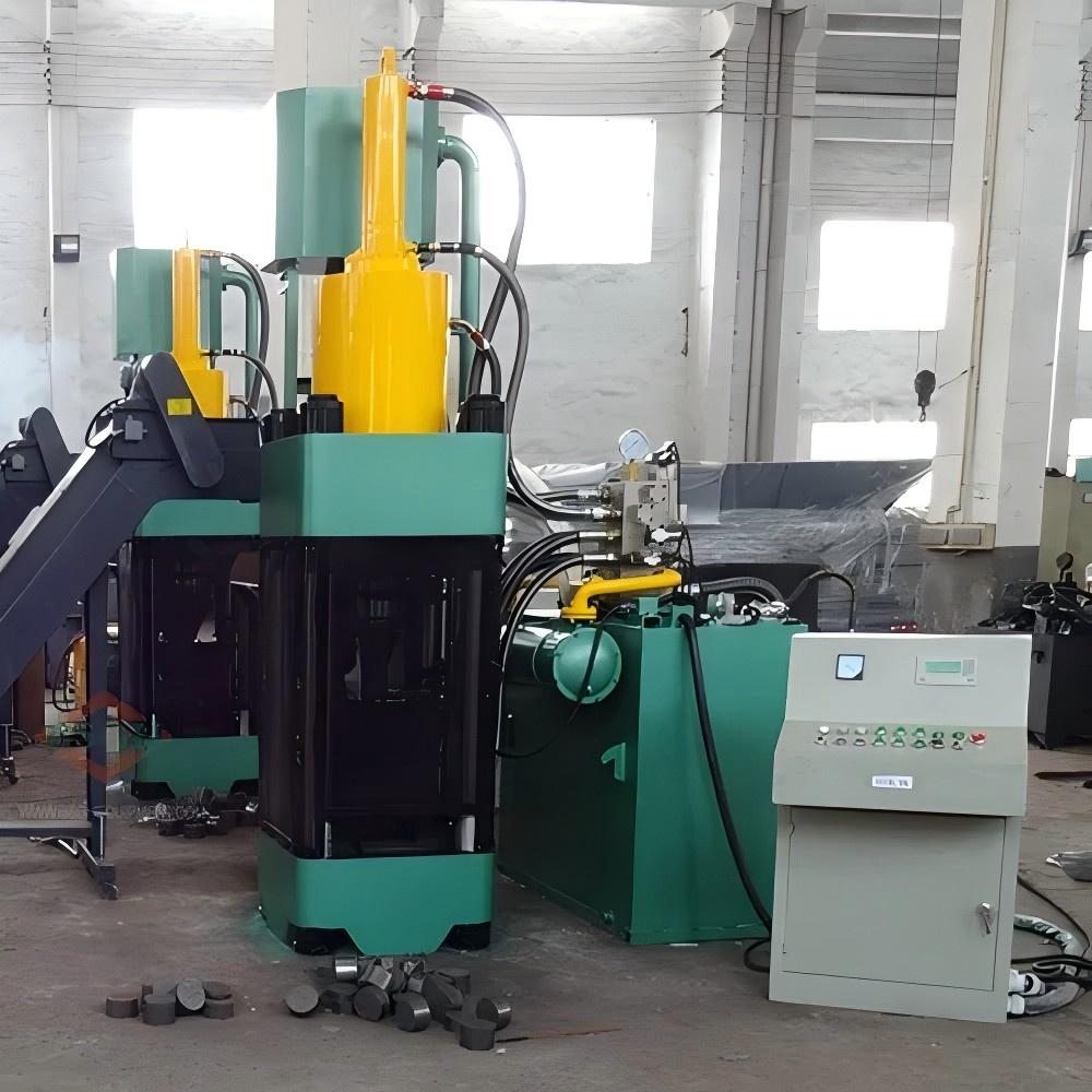Aluminum Briquetting Machine Components and Hydraulic Lines