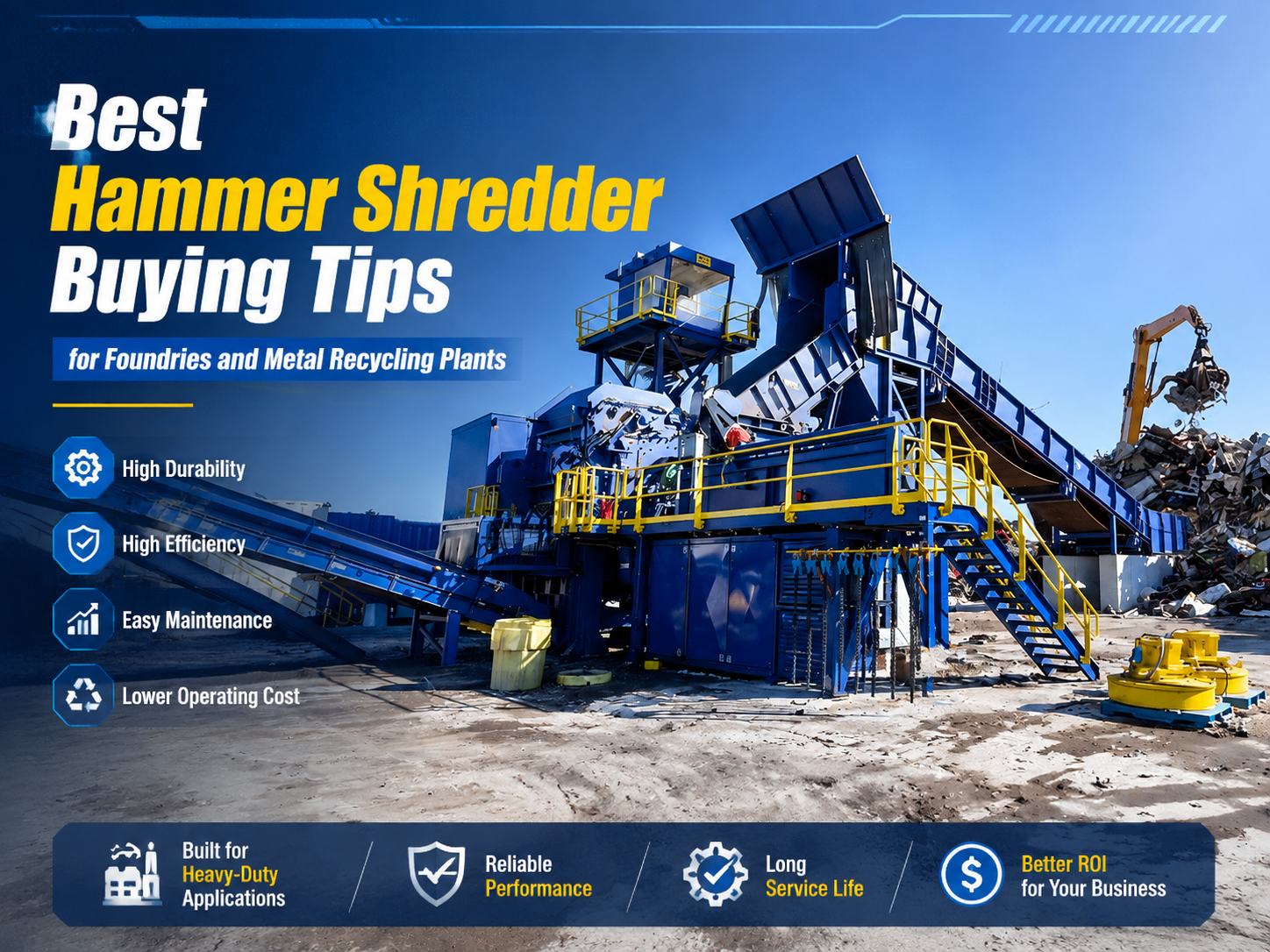 best hammer shredder buying tips for foundries and metal recycling plants