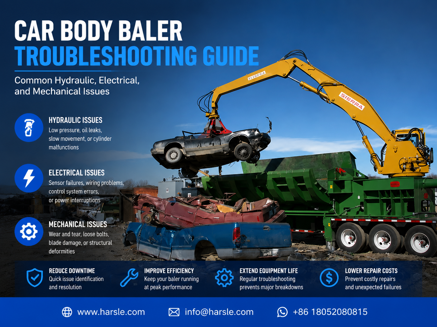 car body baler troubleshooting guide common hydraulic electrical and mechanical issues