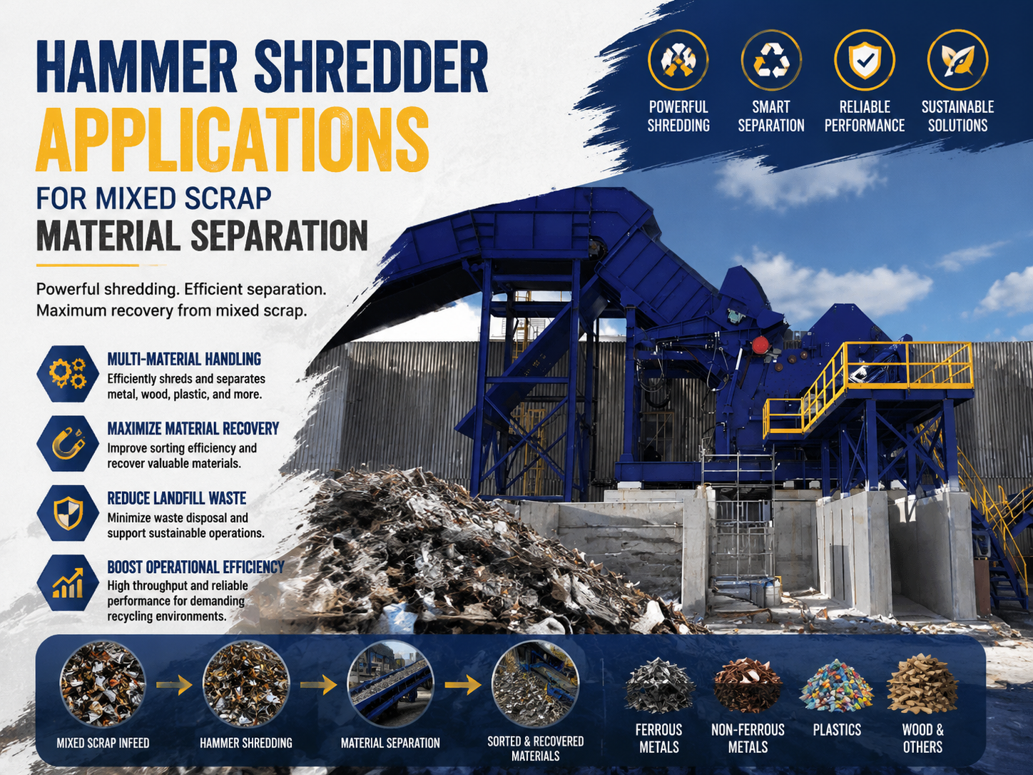hammer shredder applications in industrial demolition scrap processing a comprehensive gui