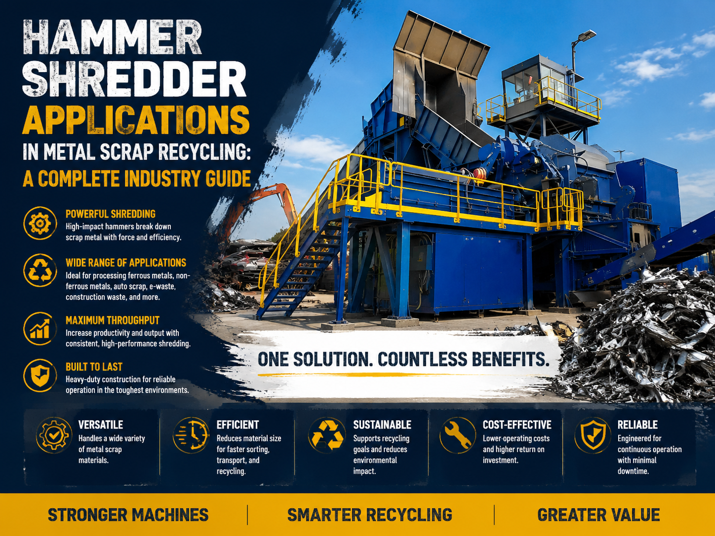 hammer shredder applications in metal scrap recycling a complete industry guide