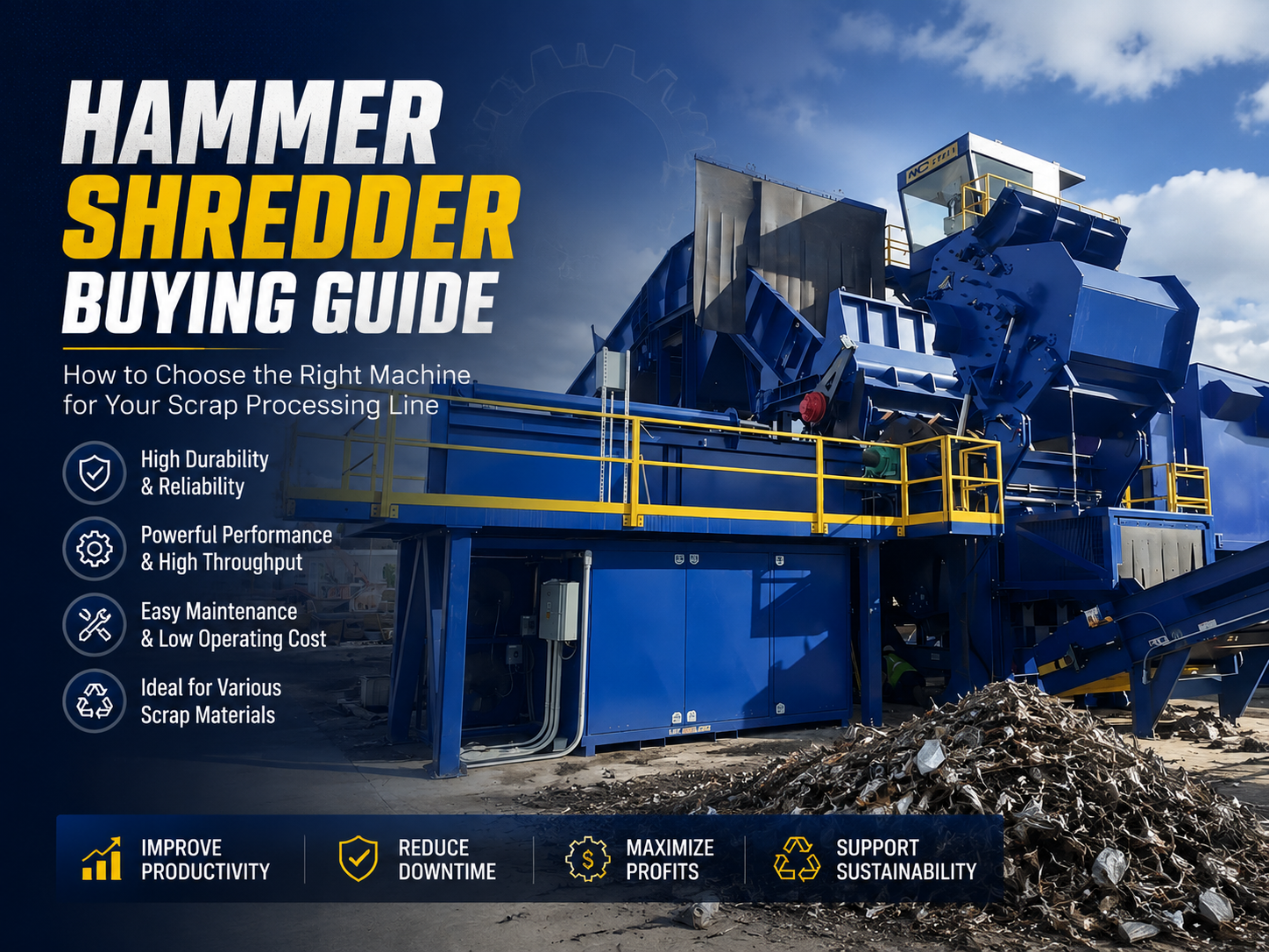 hammer shredder buying guide how to choose the right machine for your scrap processing lin