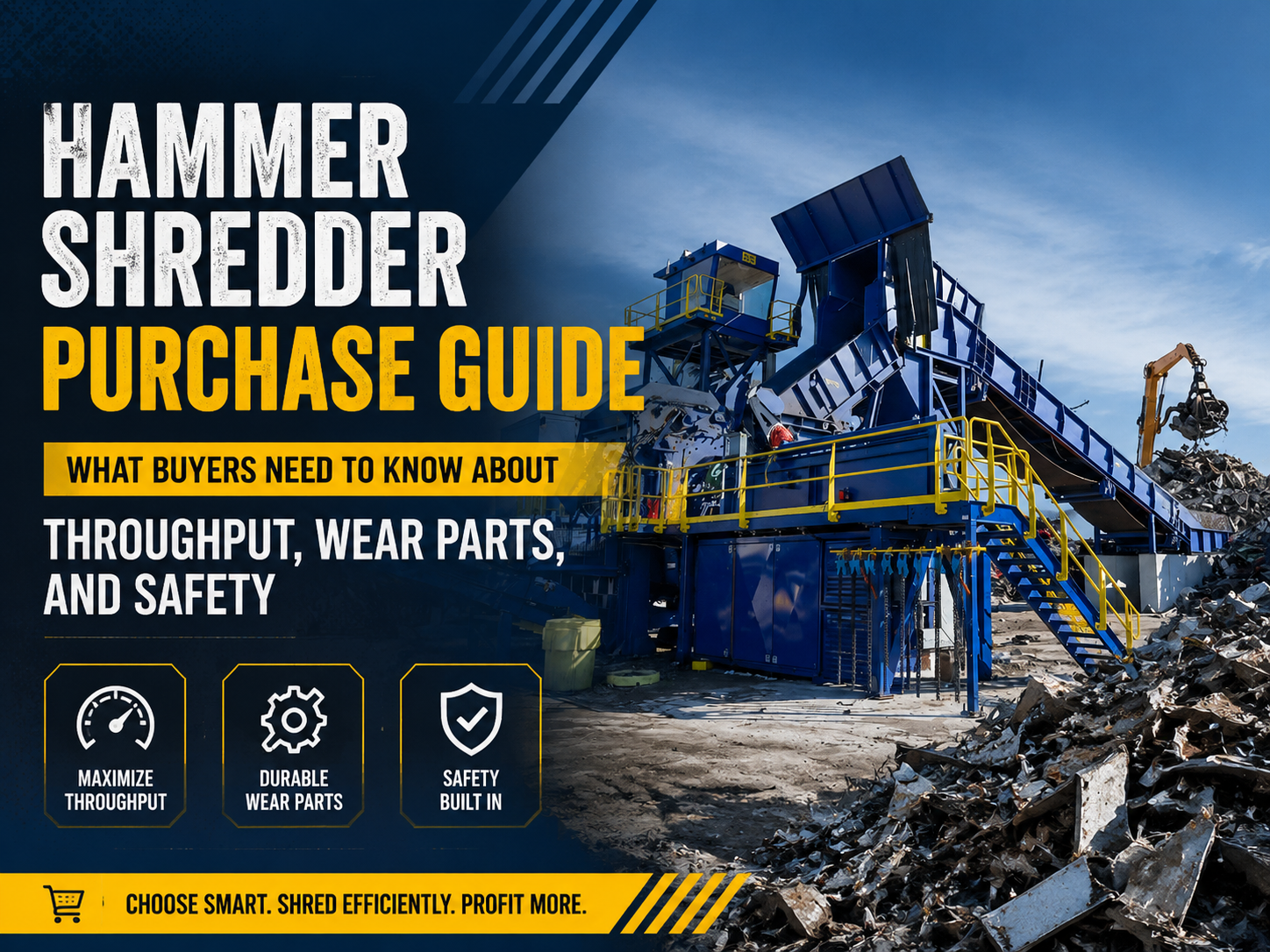 hammer shredder purchase guide what buyers need to know about throughput wear parts and sa