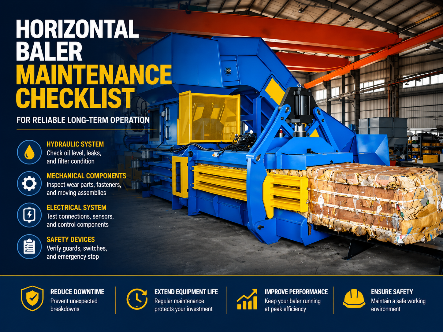 horizontal baler maintenance checklist for reliable long term operation 1