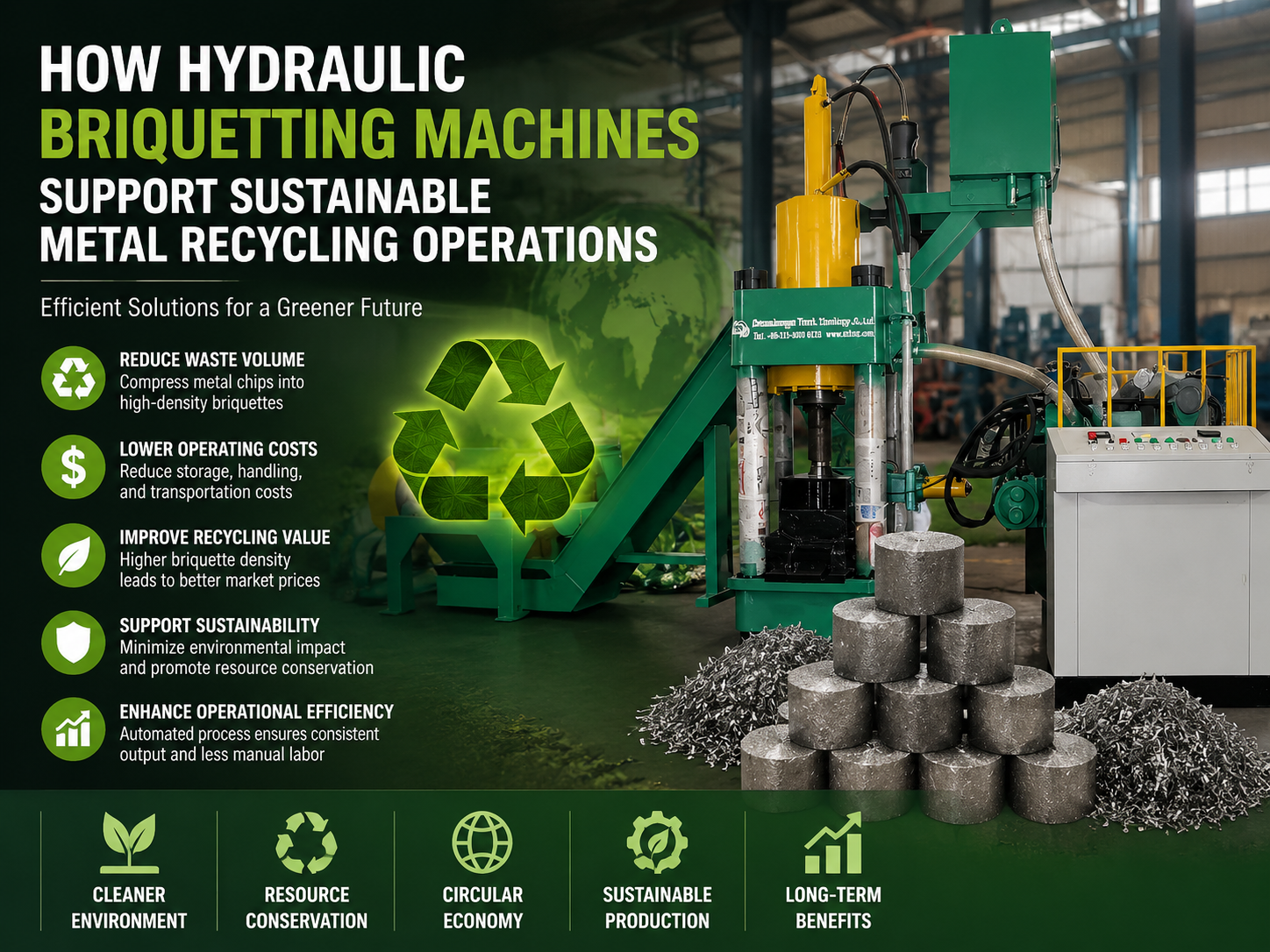how hydraulic briquetting machines support sustainable metal recycling operations 1