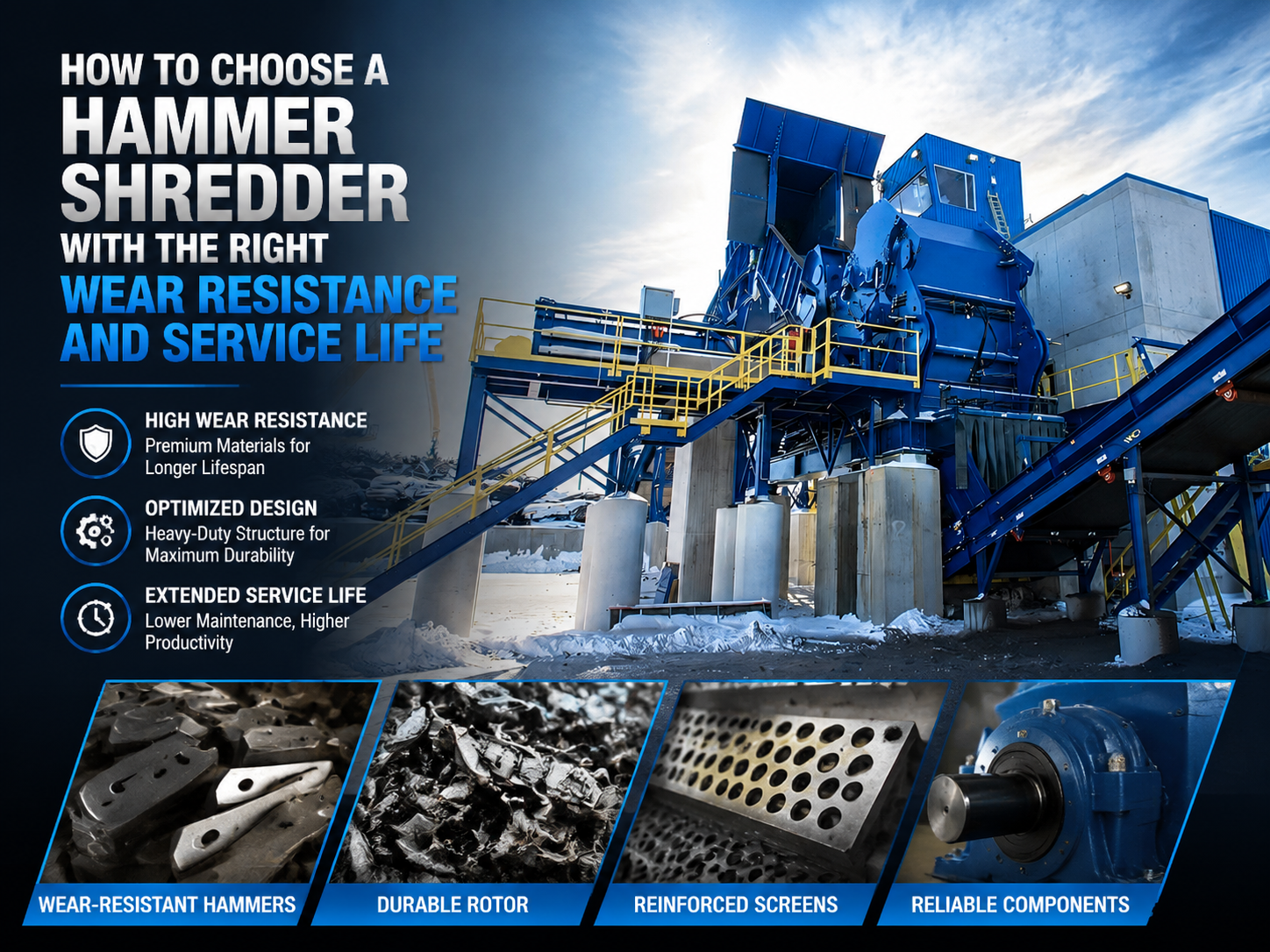 how to choose a hammer shredder with the right wear resistance and service life 1