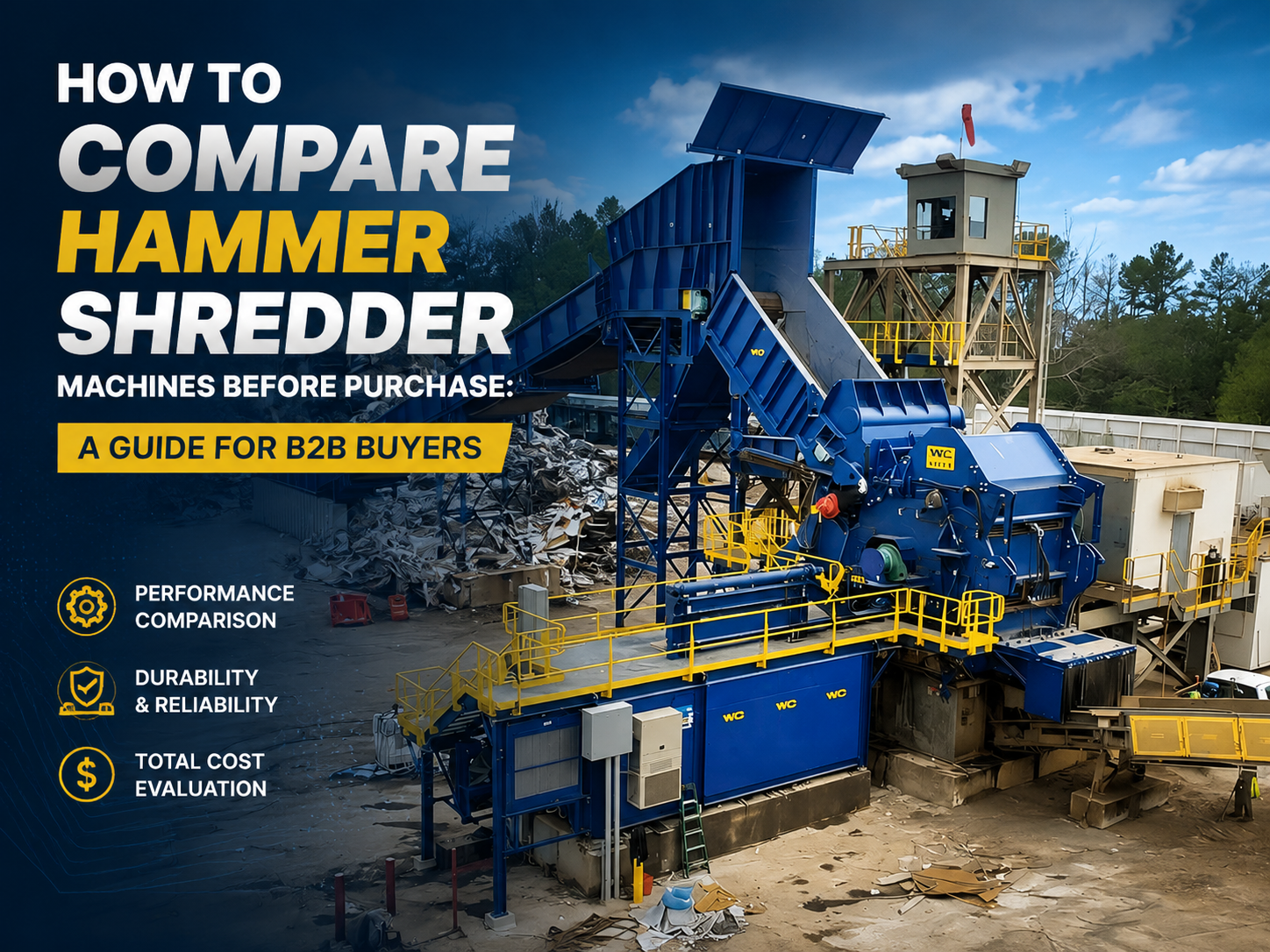 how to compare hammer shredder machines before purchase a guide for b2b buyers