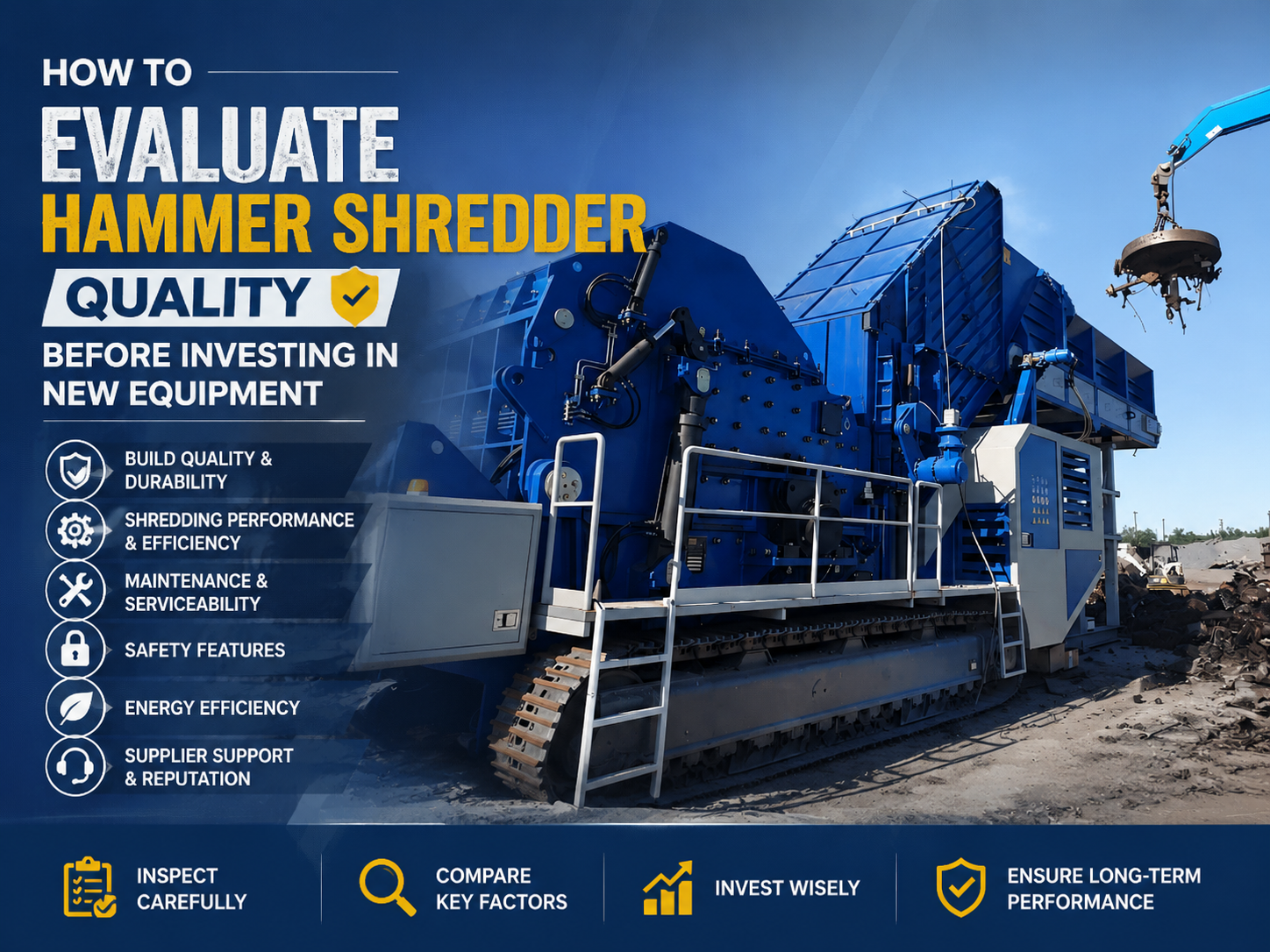 how to evaluate hammer shredder quality before investing in new equipment 1