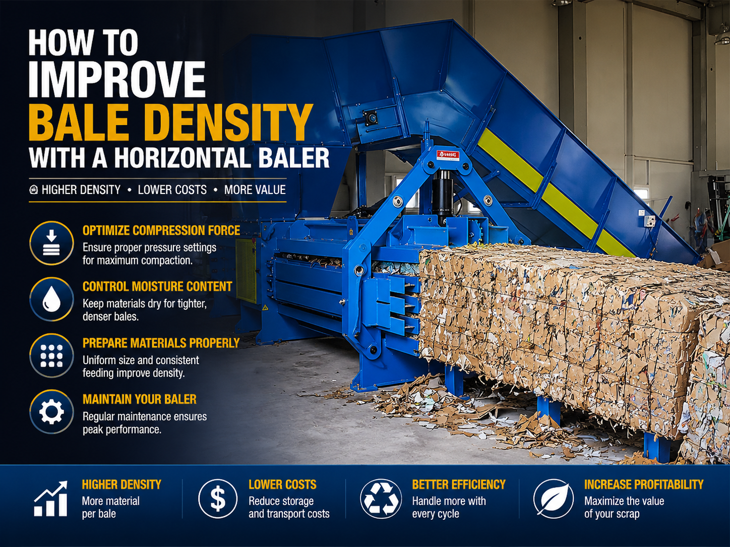 how to improve bale density with a horizontal baler a technical guide by harsle
