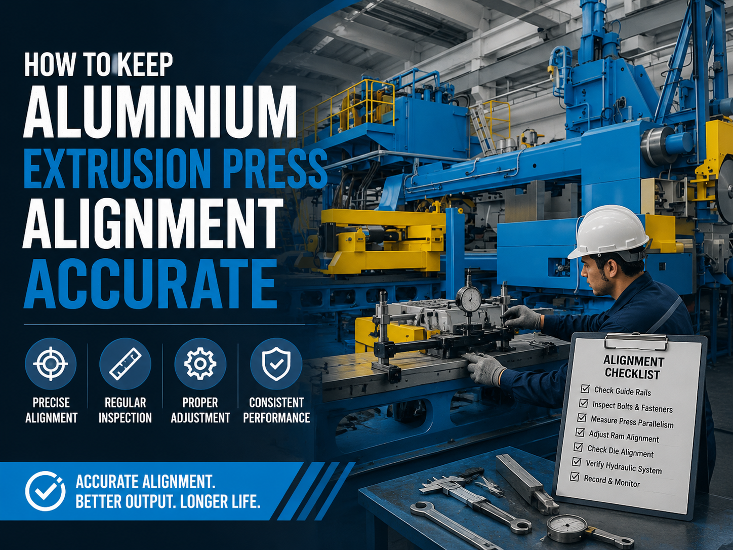 how to keep aluminium extrusion press alignment accurate a comprehensive maintenance guide