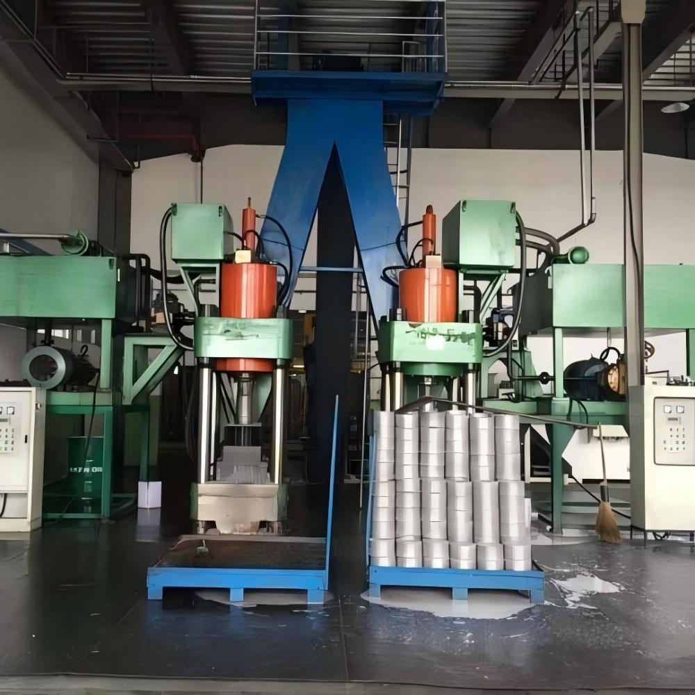 Hydraulic Press Components and Mold Setup