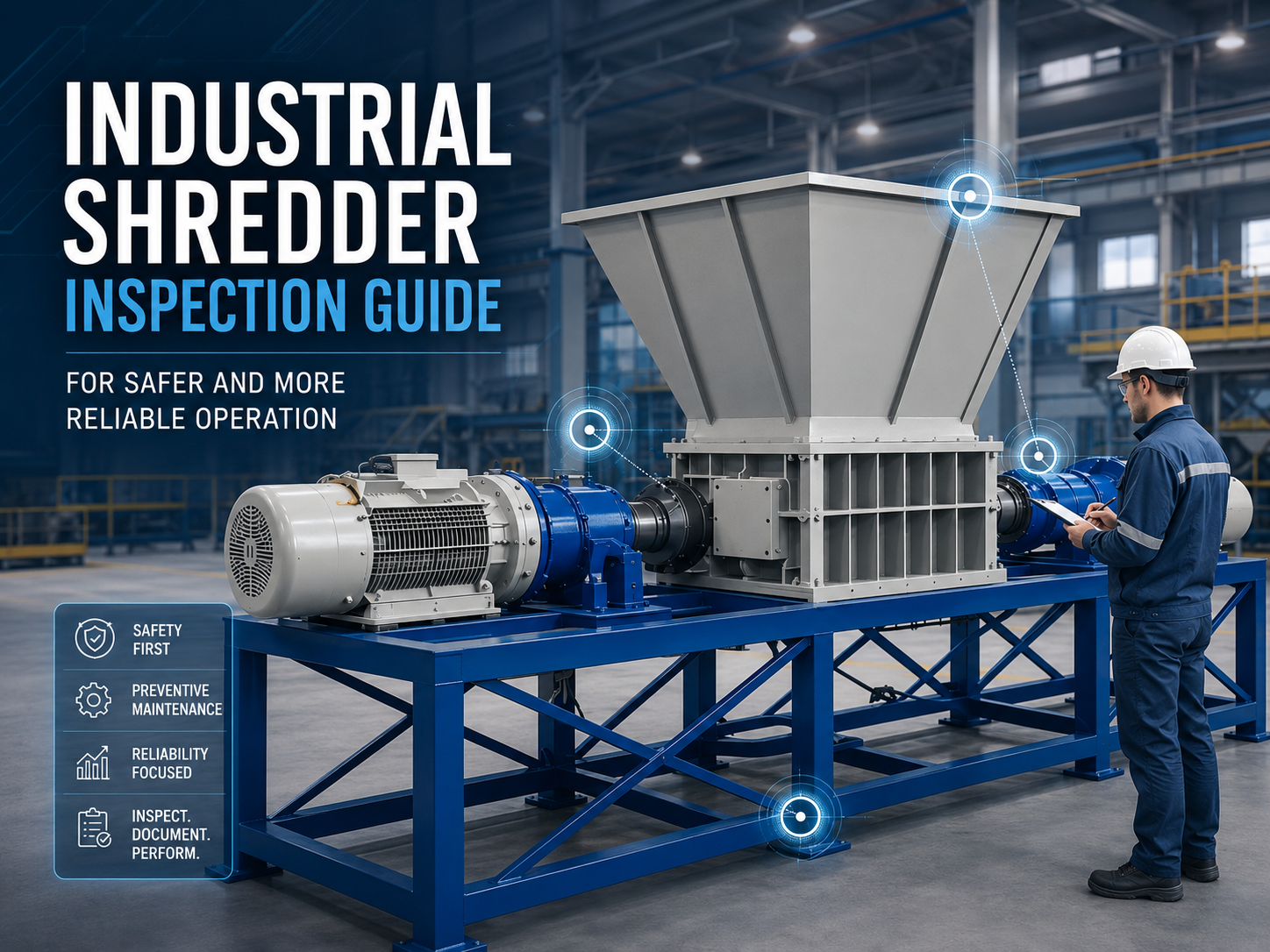 industrial shredder inspection guide for safer and more reliable operation 1