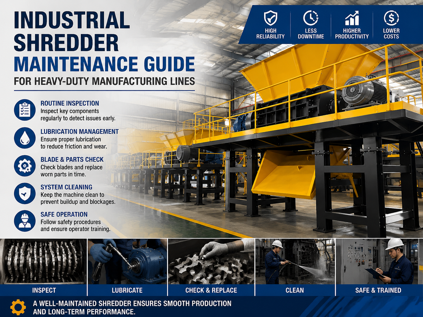 industrial shredder maintenance guide for heavy duty manufacturing lines 1