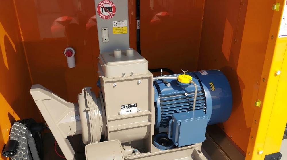 Industrial Shredder Motor and Gearbox Assembly