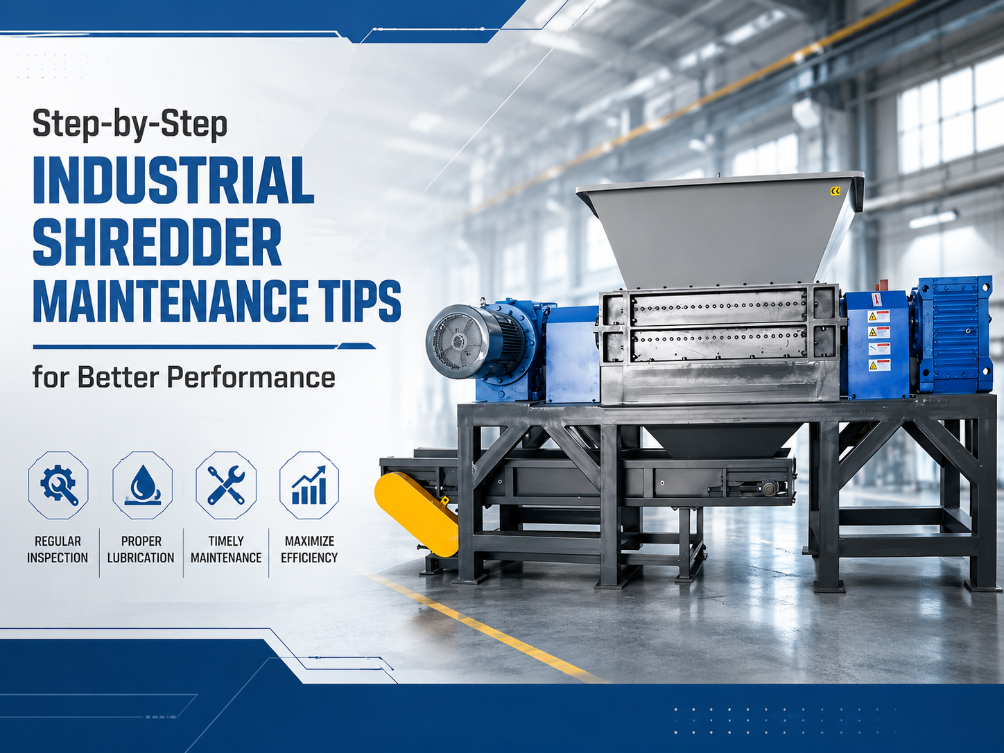 step by step industrial shredder maintenance tips for better performance 1