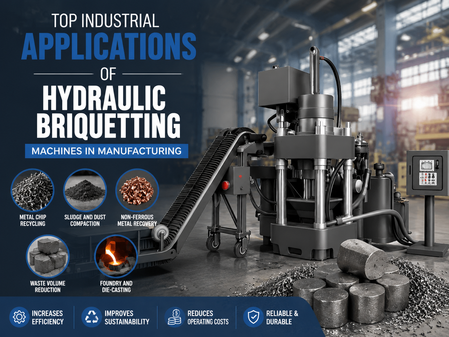 top industrial applications of hydraulic briquetting machines in manufacturing 1