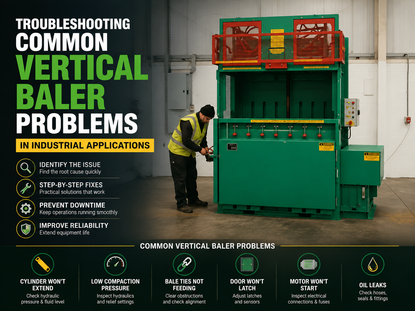 troubleshooting common vertical baler problems in industrial applications 1