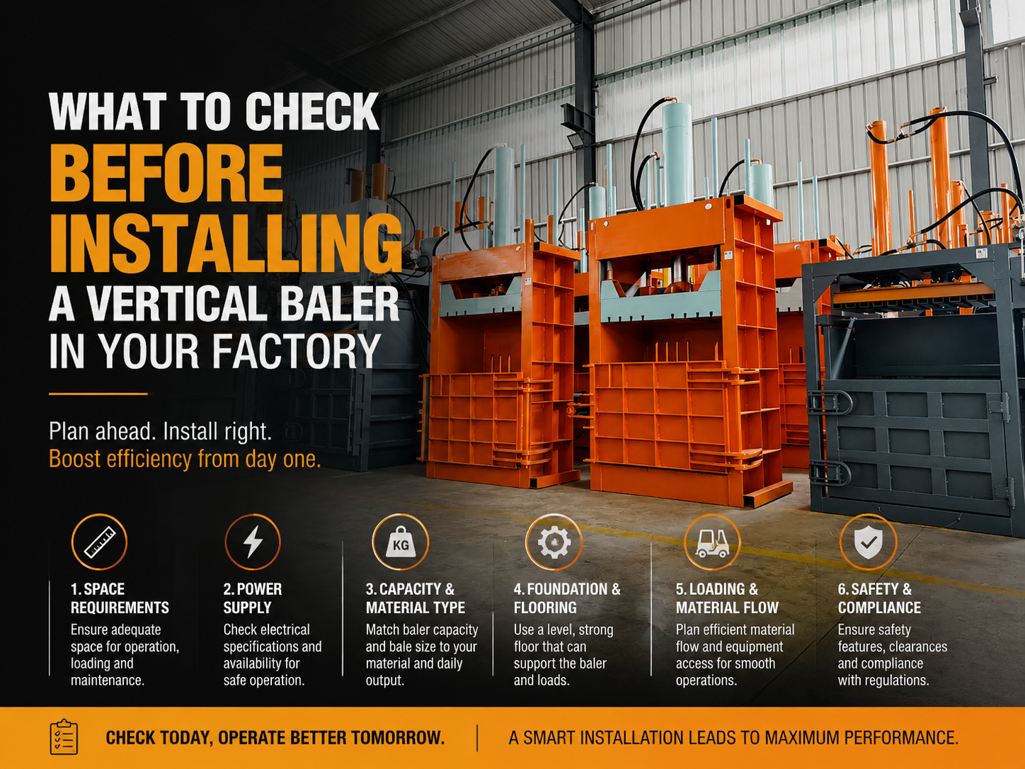 what to check before installing a vertical baler in your factory a comprehensive technical