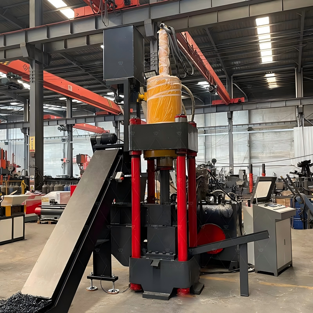 Hydraulic system maintenance on HARSLE briquetting machine