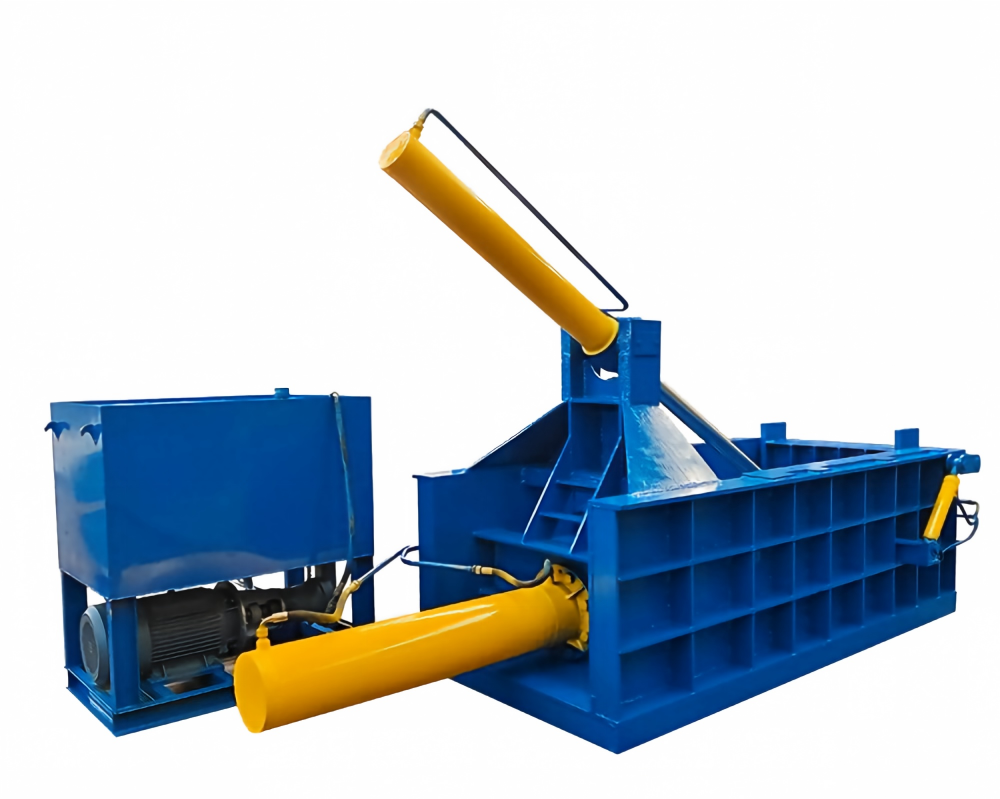 HARSLE Scrap Metal Baler Operation