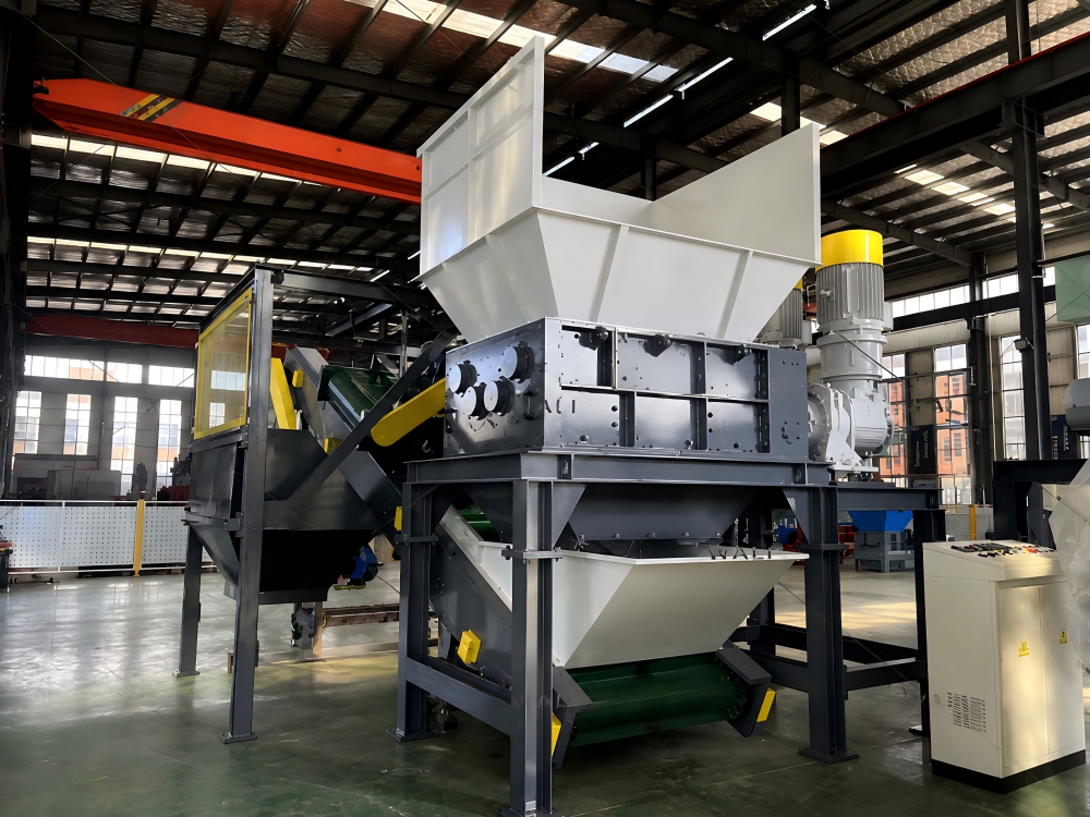Industrial Four-Shaft Shredder Internal Mechanism