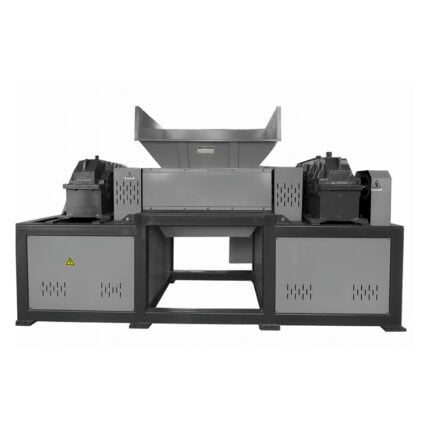 double shaft shredder for metal recycling
