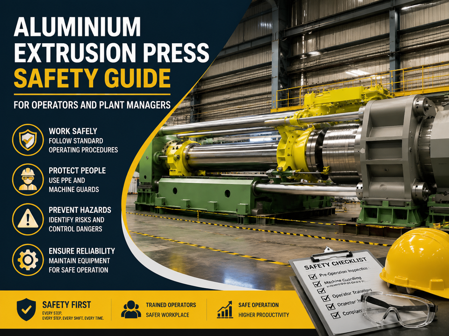 aluminium extrusion press safety guide for operators and plant managers