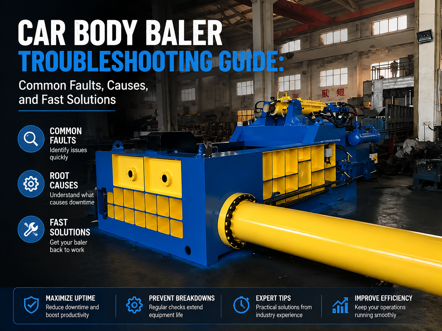 car body baler troubleshooting guide common faults causes and fast solutions