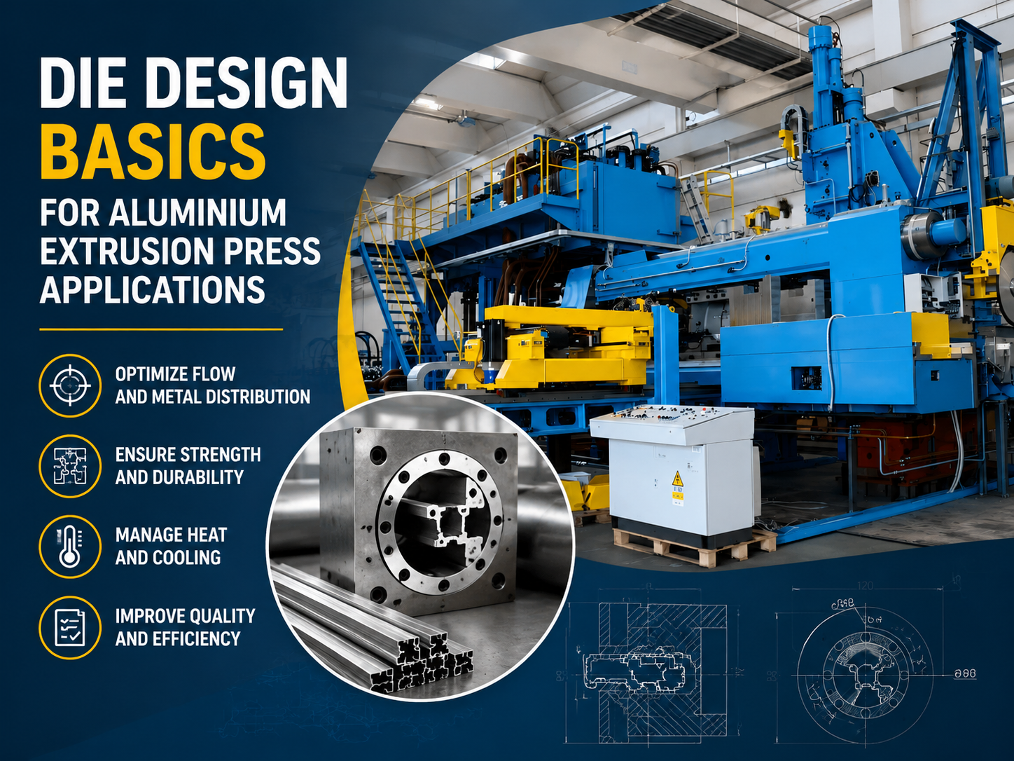 die design basics for aluminium extrusion press applications a comprehensive engineering g