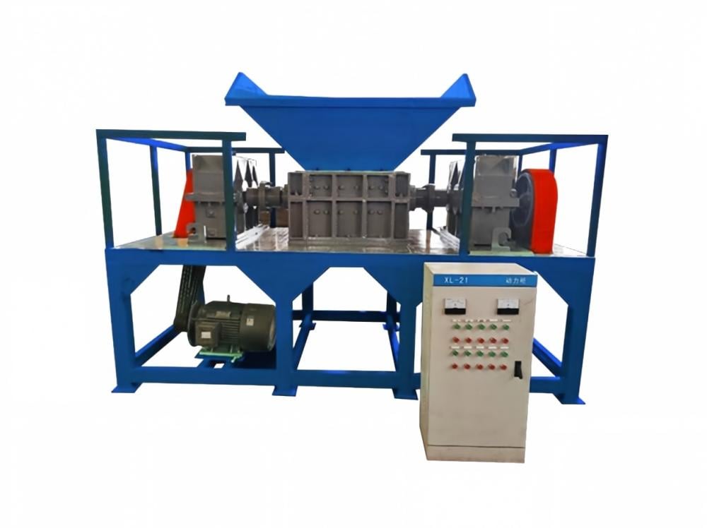 Industrial Double-Shaft Shredder for Metal Recycling