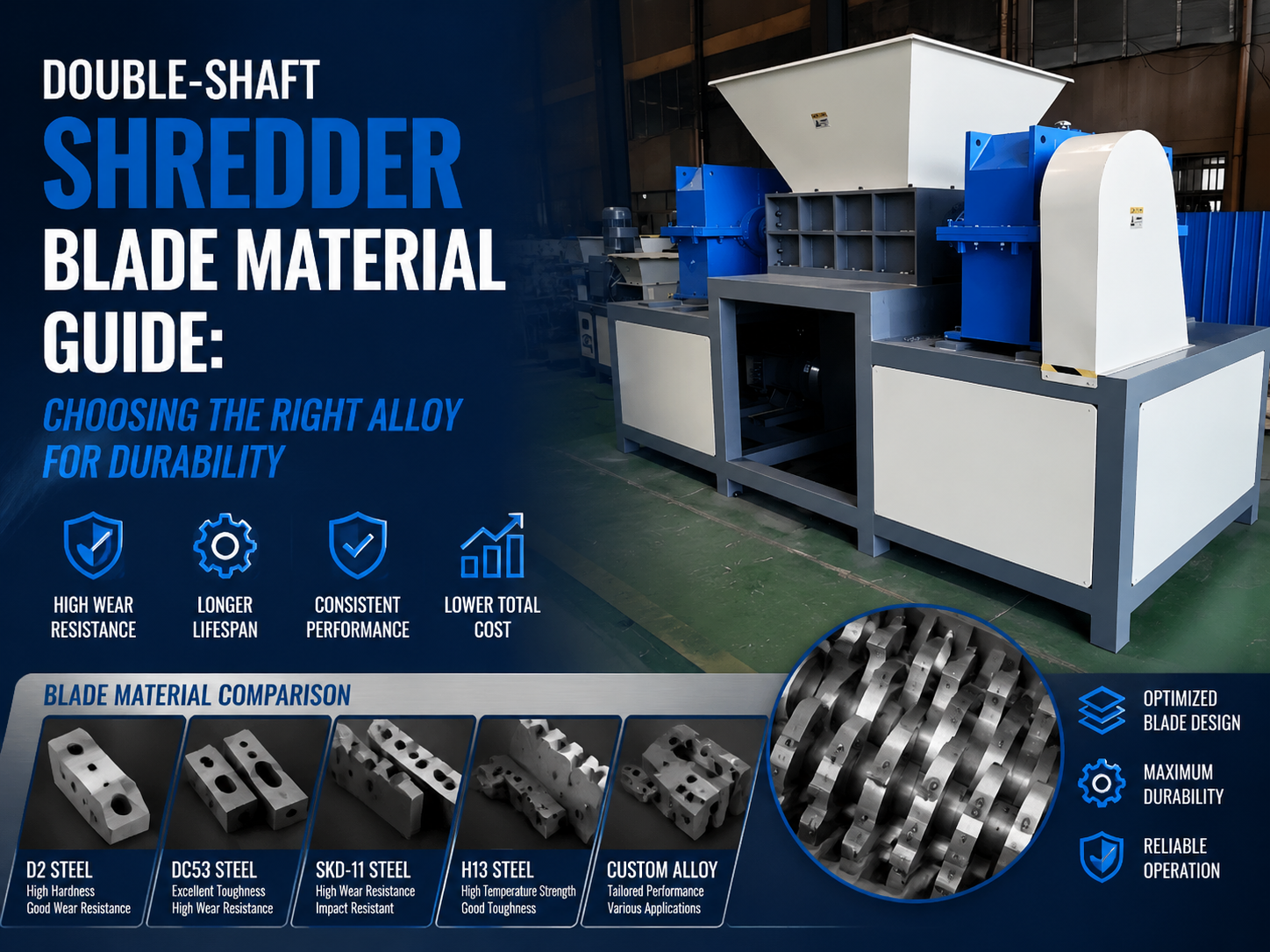 double shaft shredder installation guide foundation alignment and commissioning