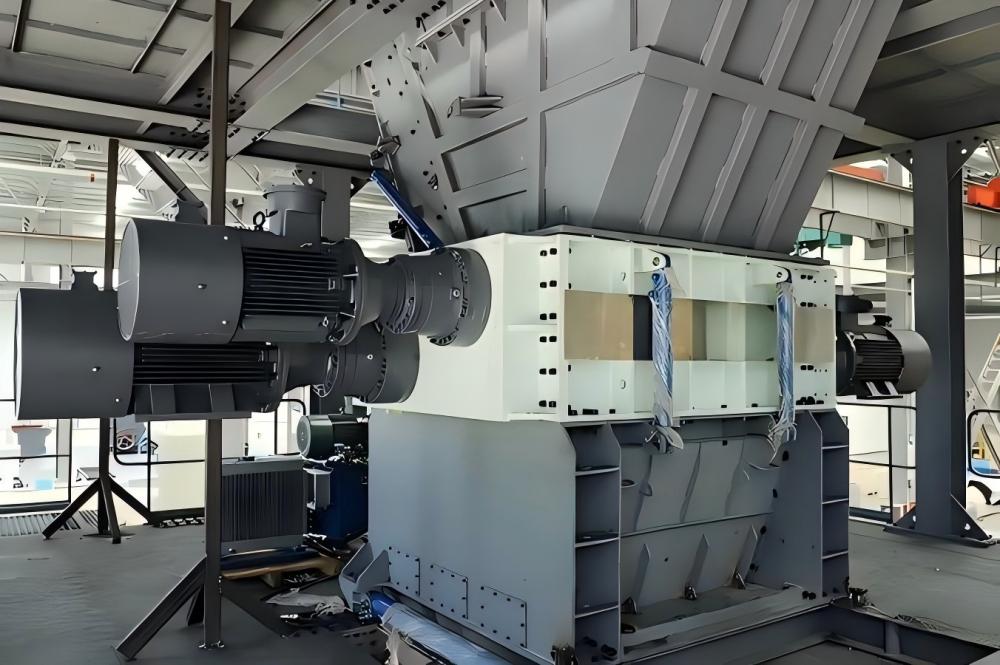 Industrial Four-Shaft Shredder Mechanism