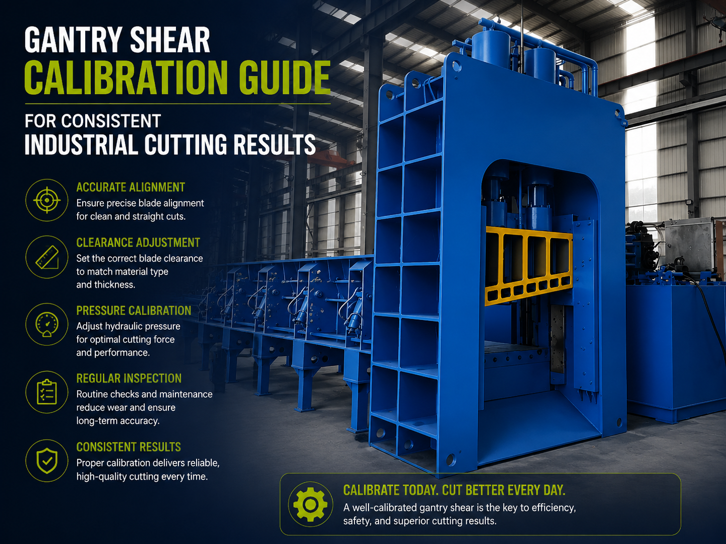 gantry shear calibration guide for consistent industrial cutting results 1