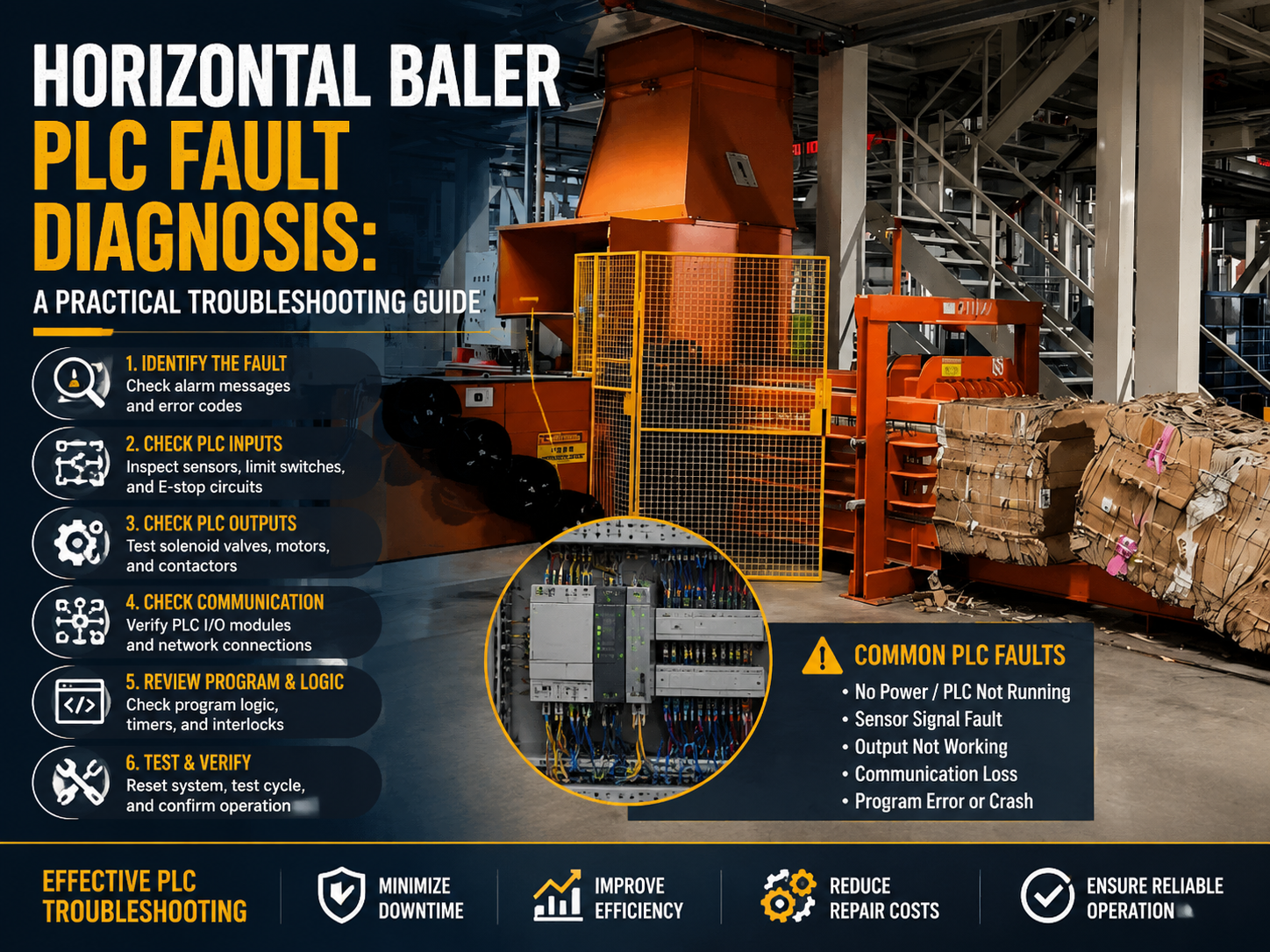horizontal baler plc fault diagnosis a practical troubleshooting guide