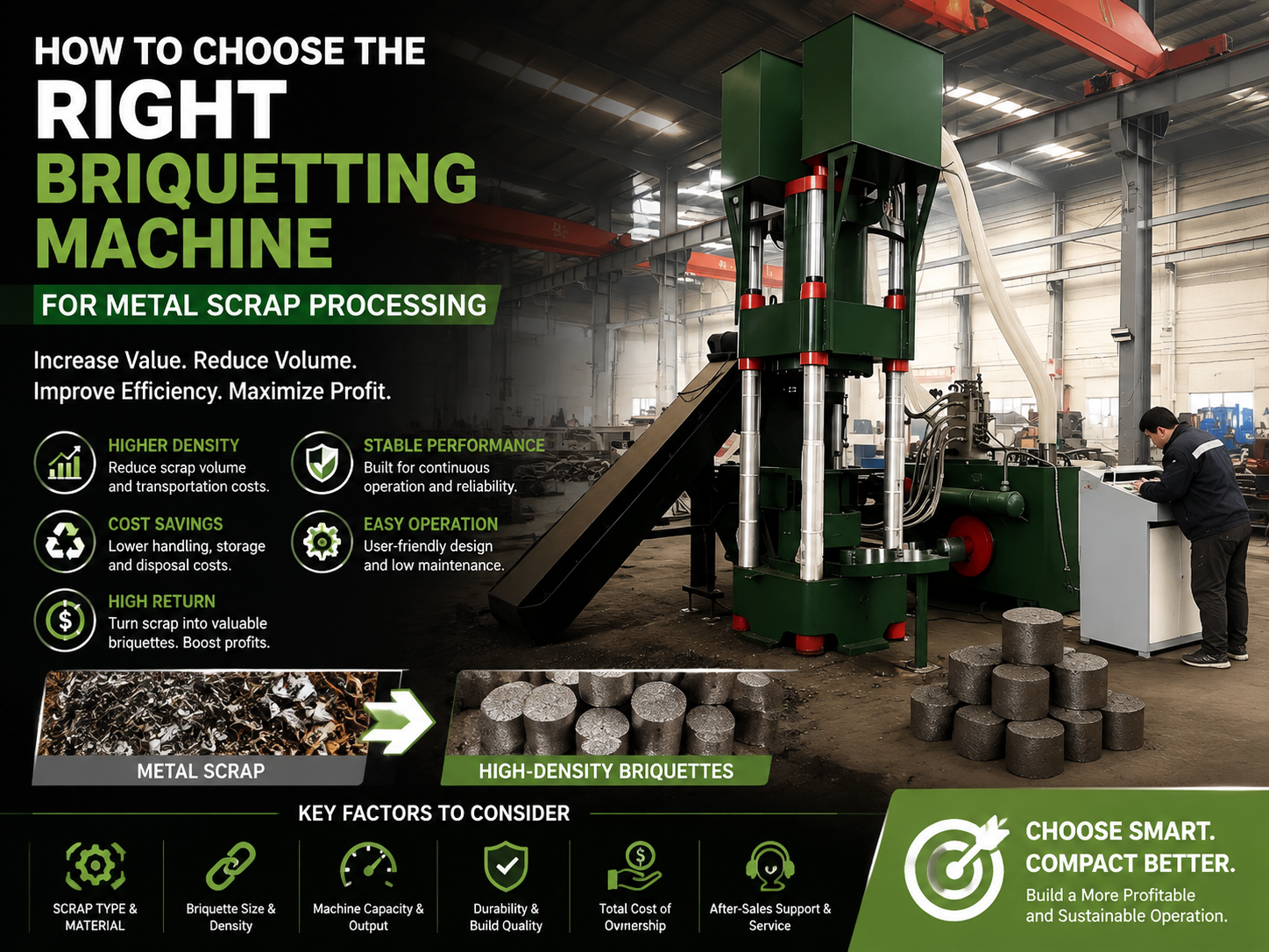 how to choose the right briquetting machine for metal scrap processing a comprehensive ind