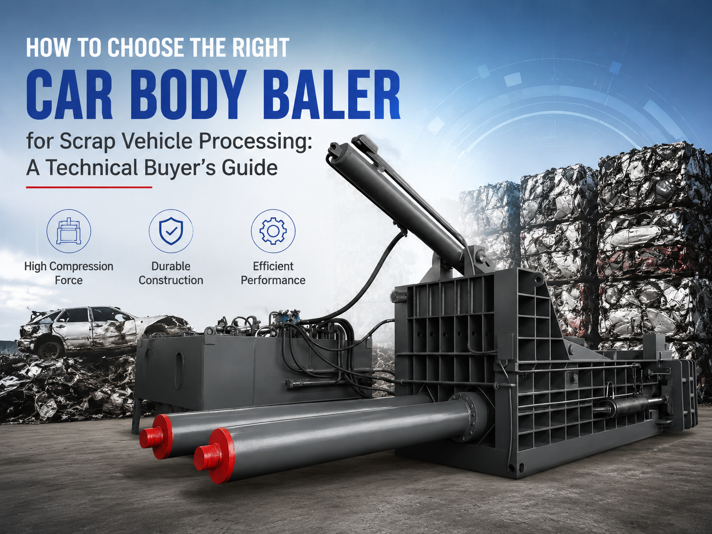 how to choose the right car body baler for scrap vehicle processing a technical buyer s gu