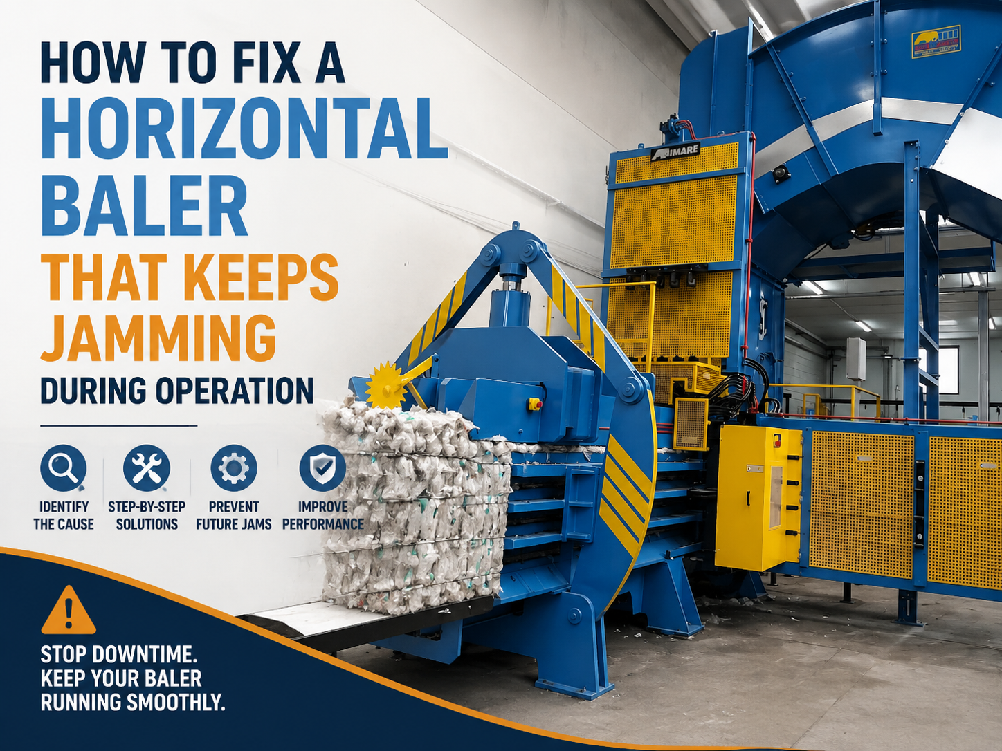how to fix a horizontal baler that keeps jamming during operation a comprehensive harsle m