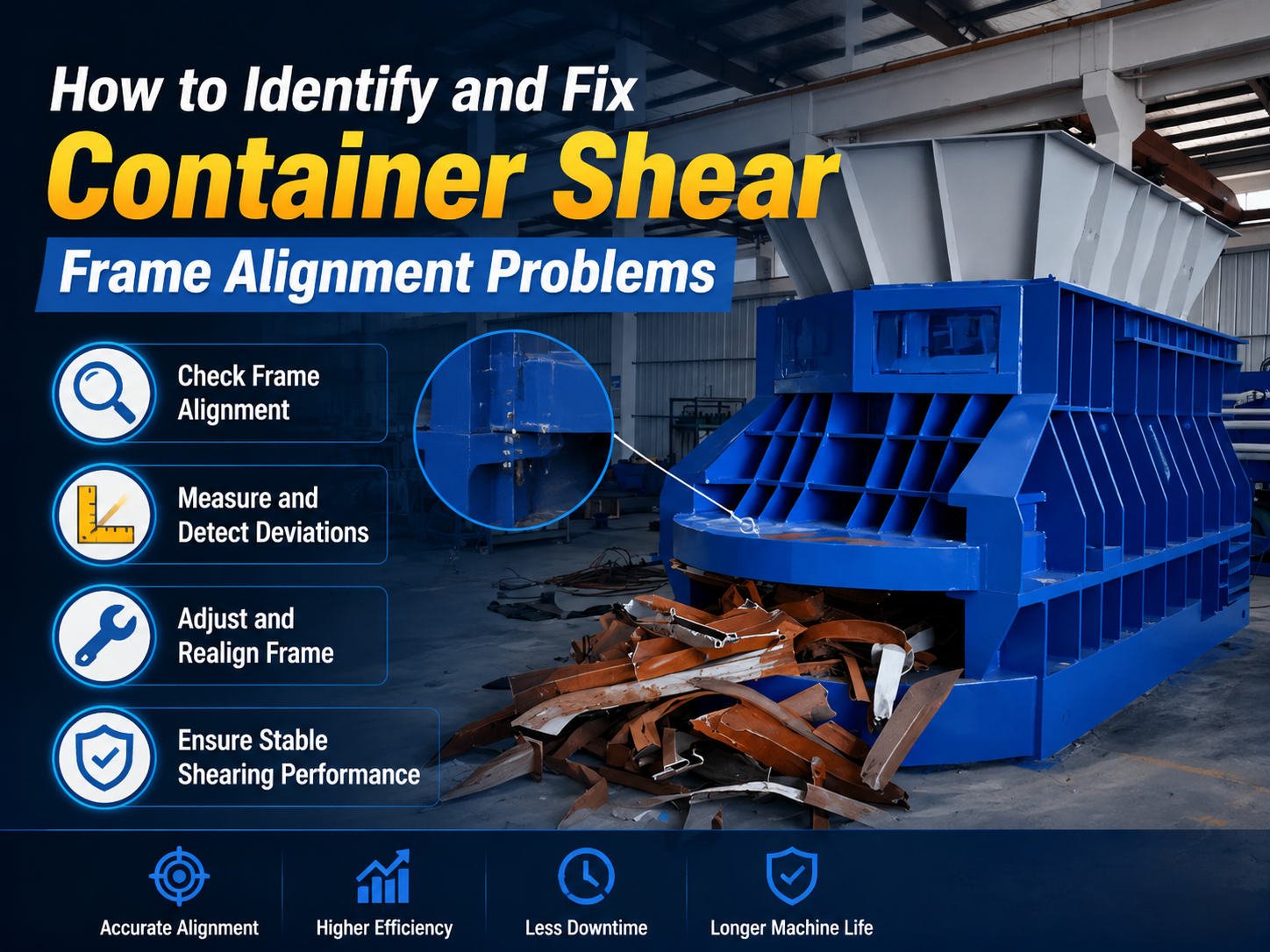 how to identify and fix container shear frame alignment problems a comprehensive harsle gu
