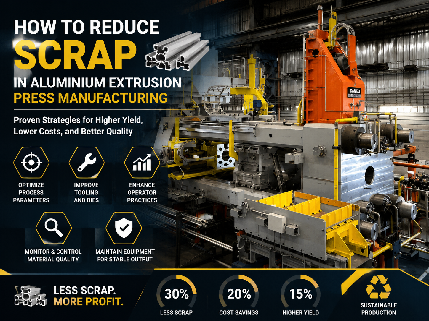 how to reduce scrap in aluminium extrusion press manufacturing 1